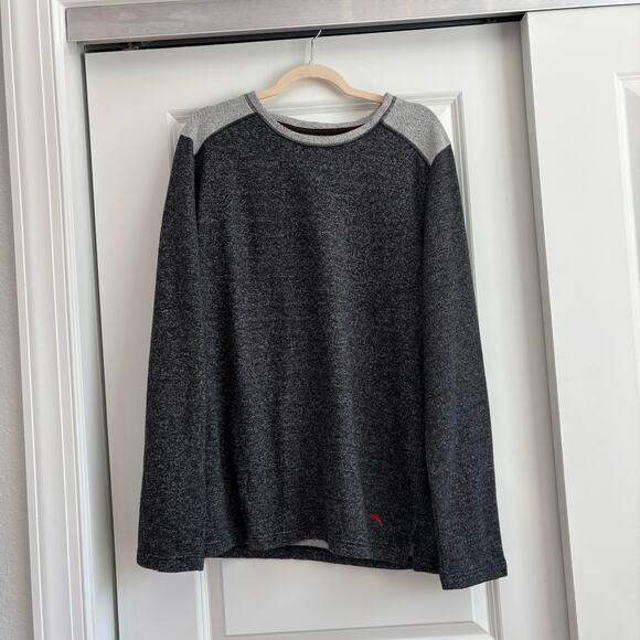 Tommy Bahama Men’s Crew Neck Gray Sweat Shirt Sz L Closet Staple Comfy Layering - Picture 1 of 10